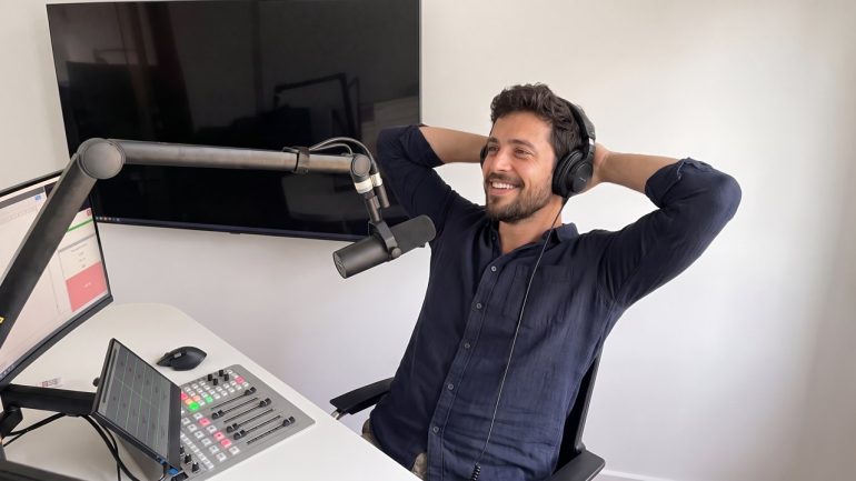 Ben im JOKE FM Studio