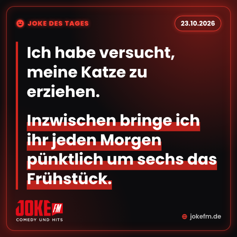 Joke des Tages 23.10.2026